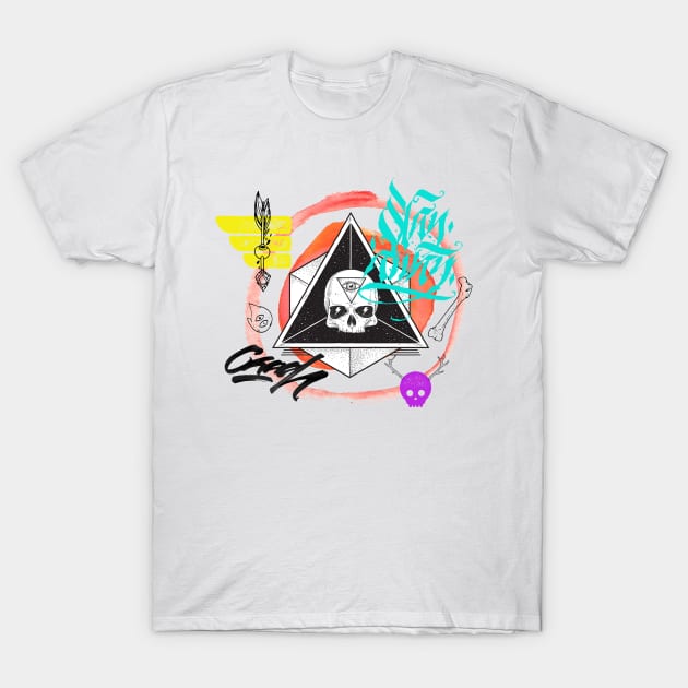 Skull T-Shirt by NJORDUR